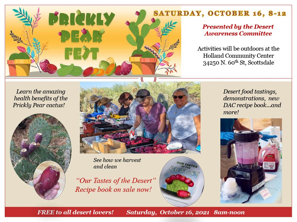 Prickly Pear Fest Desert Awareness Commitee Cave Creek Guide